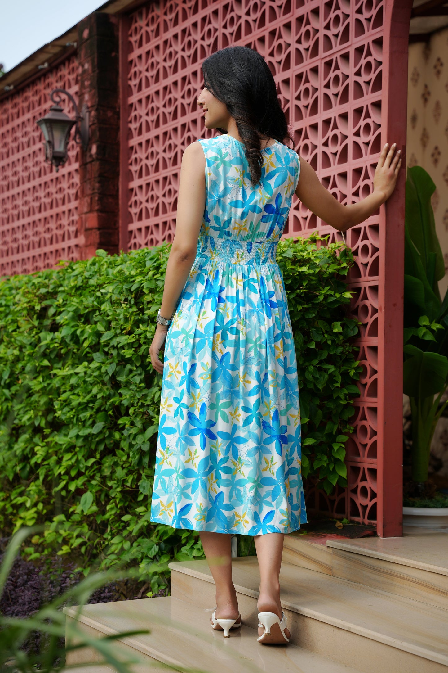 Girls Sleeveless Beach Dress – Vacation and Birthday Outfit