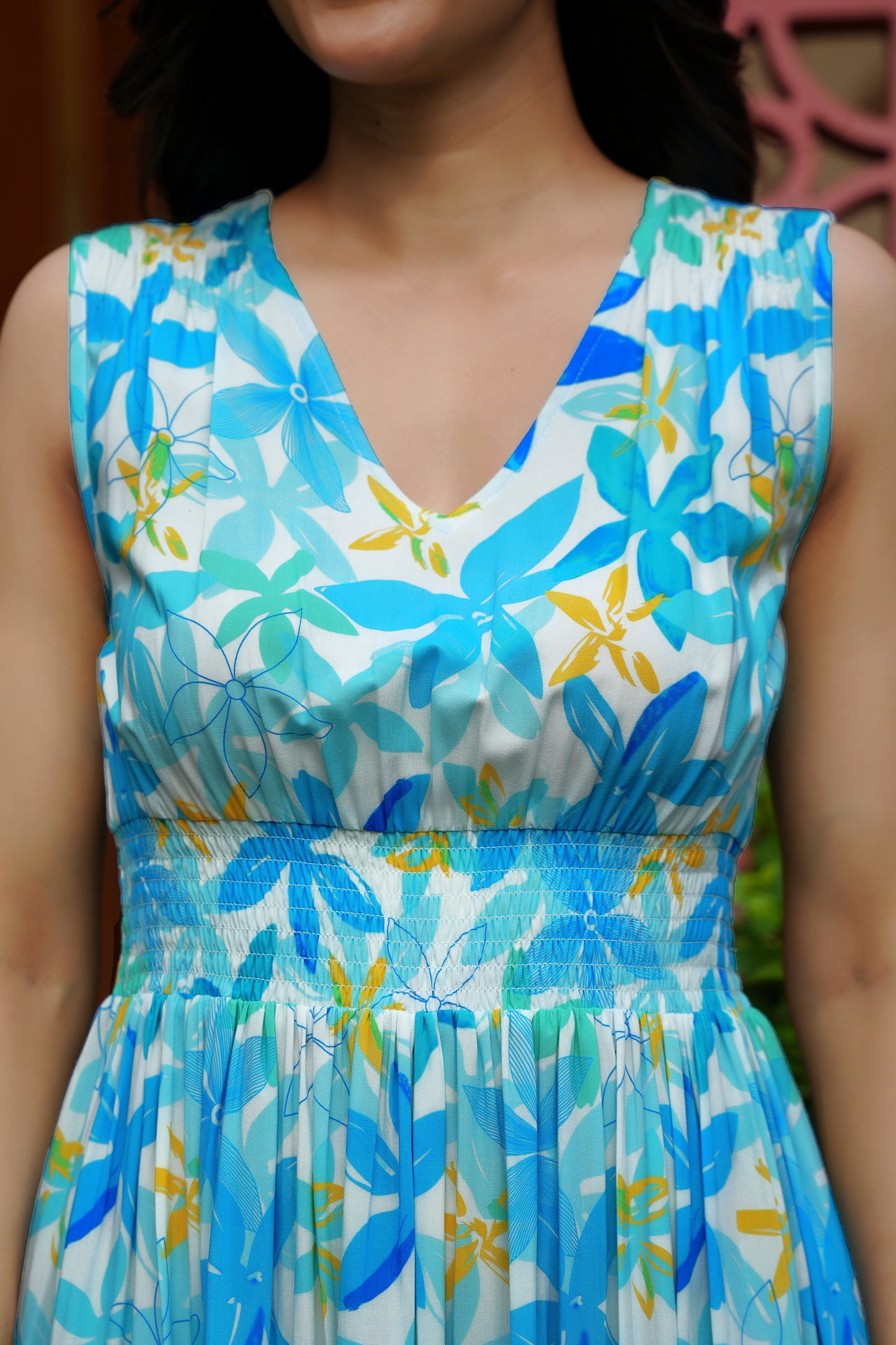 Girls Sleeveless Beach Dress – Vacation and Birthday Outfit