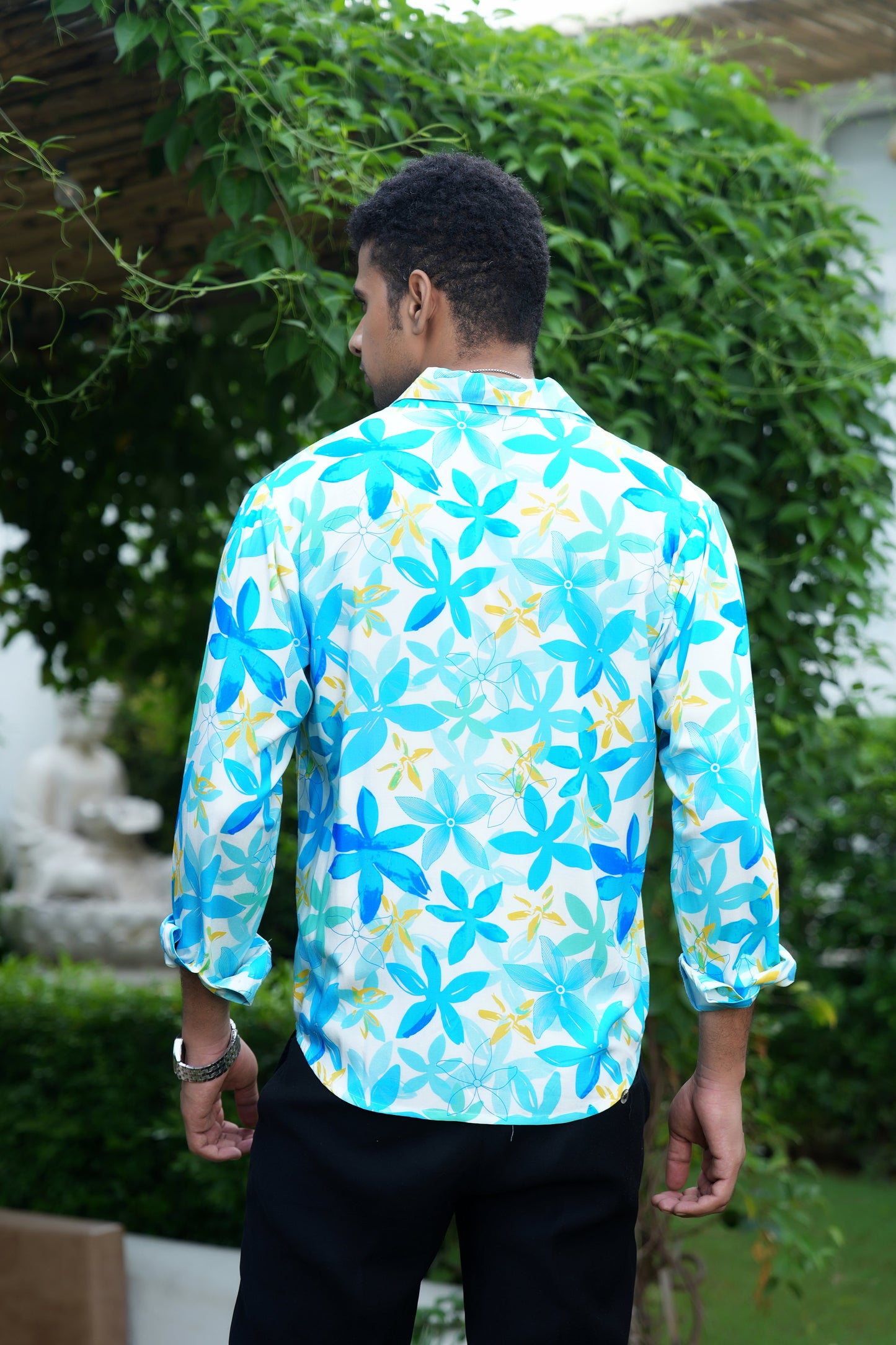 Mens Full Sleeve Resort Shirt – Vacation and Party Wear