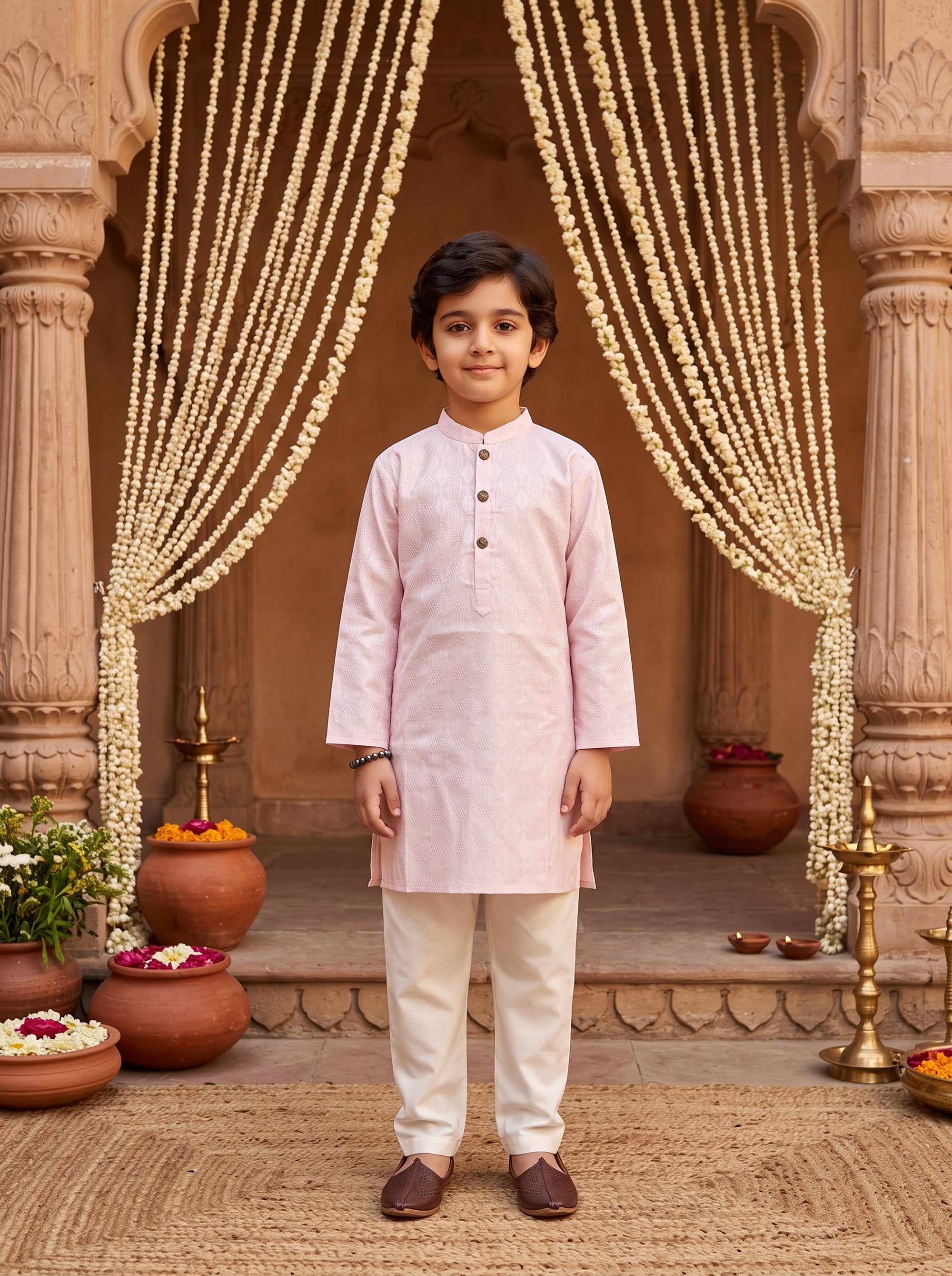 Boys Traditional Kurta Pajama Set – Indian Occasion Wear