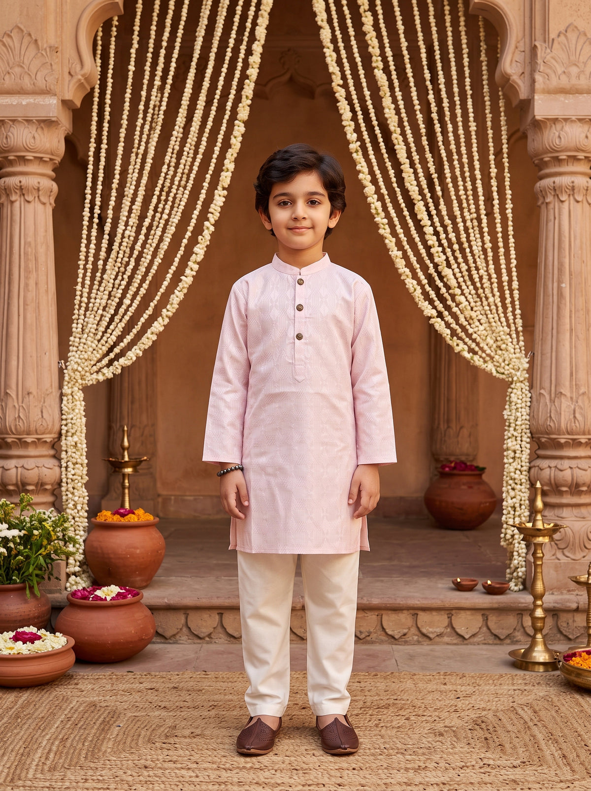 Boys Traditional Kurta Pajama Set – Indian Occasion Wear
