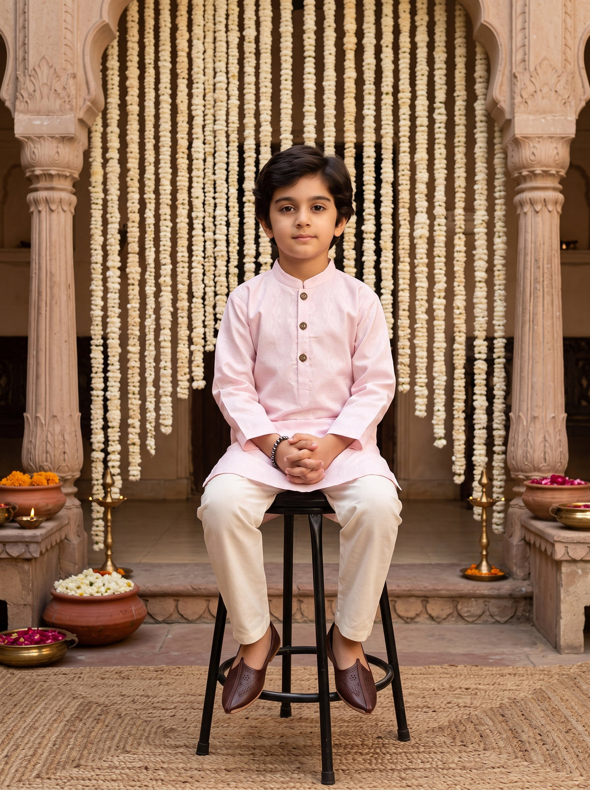 Boys Traditional Kurta Pajama Set – Indian Occasion Wear