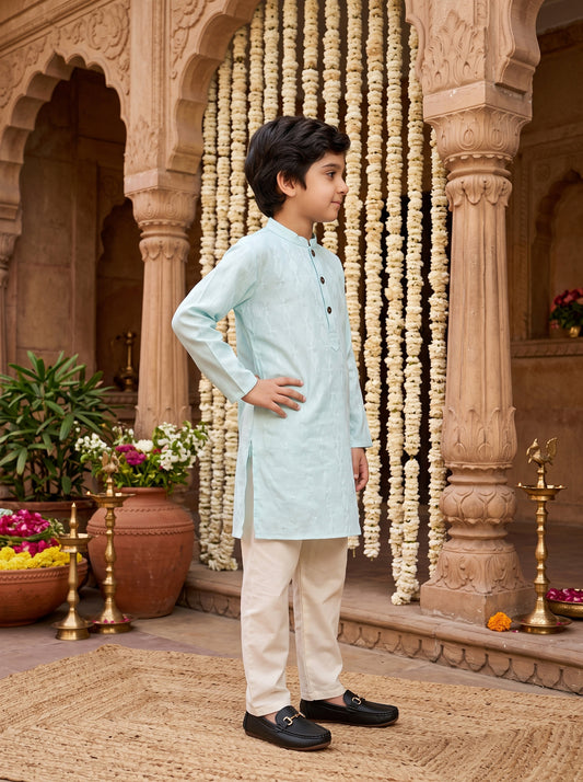 Boys Ethnic Kurta Pajama Set – Festive Occasion Wear
