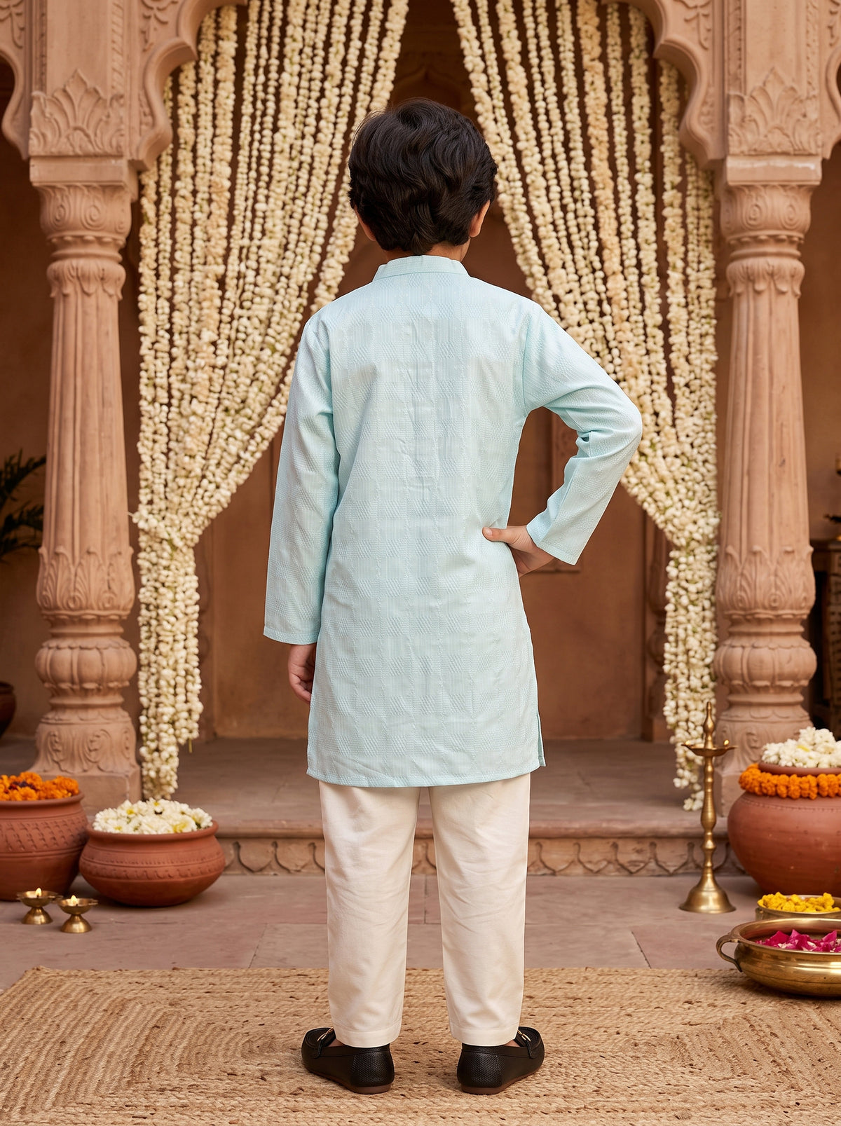 Boys Ethnic Kurta Pajama Set – Festive Occasion Wear
