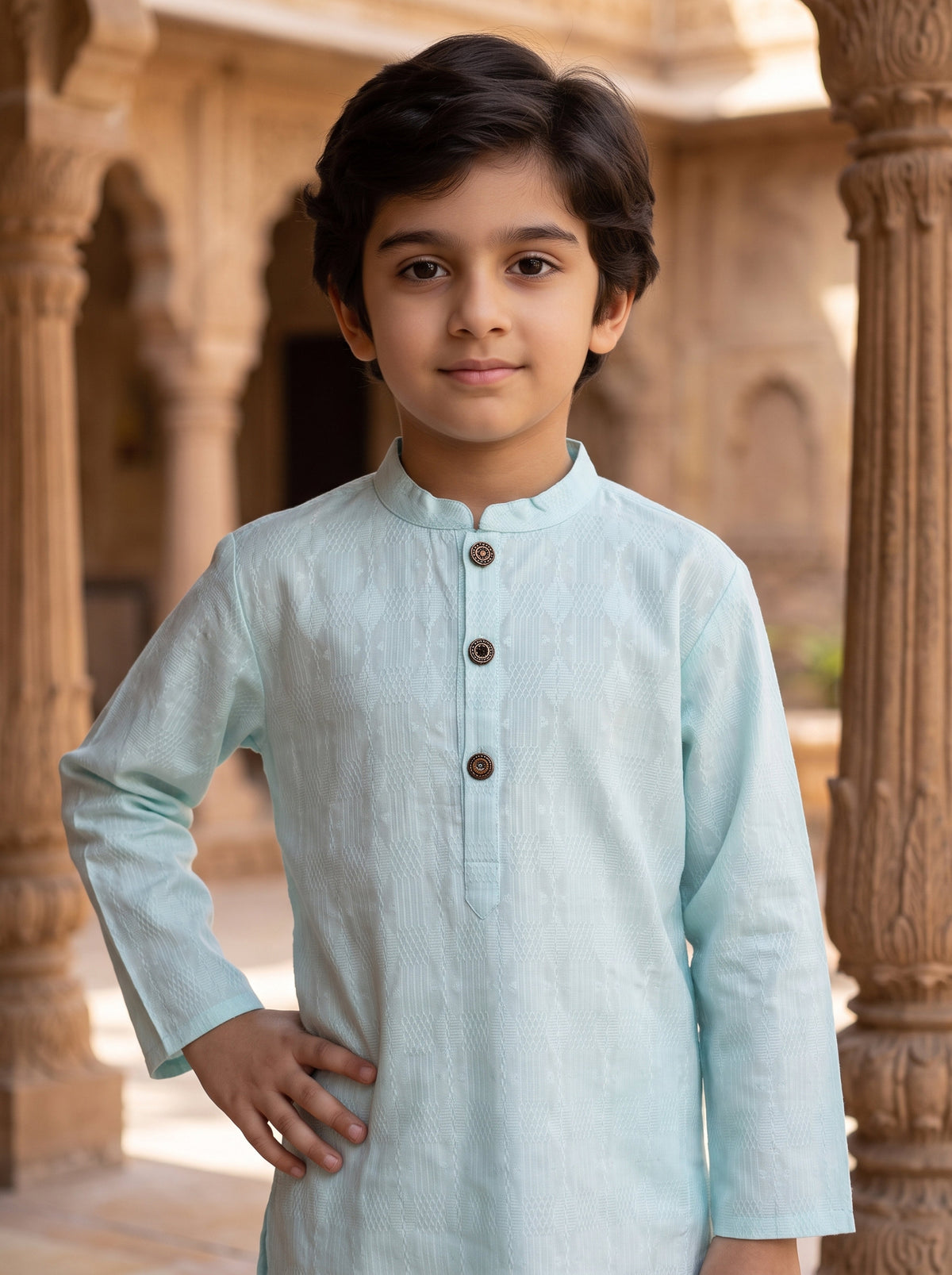 Boys Ethnic Kurta Pajama Set – Festive Occasion Wear