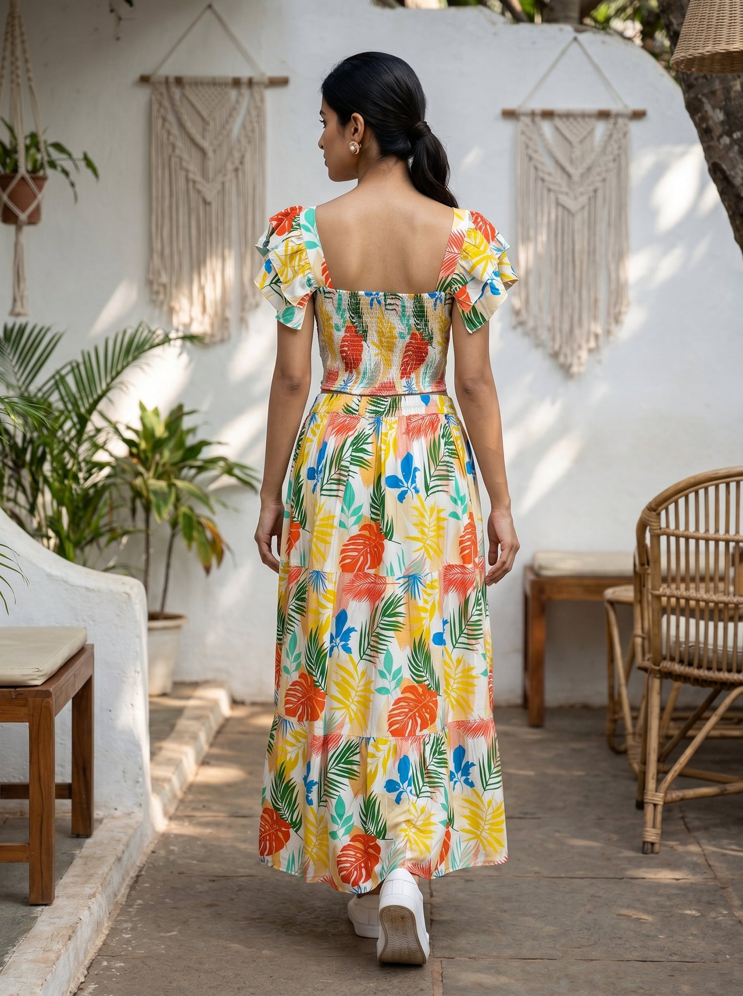 Women's Tropical Co-Ord Set – Beach Vacation Outfit for Pool Party Resort Holiday Cruise & Summer Travel