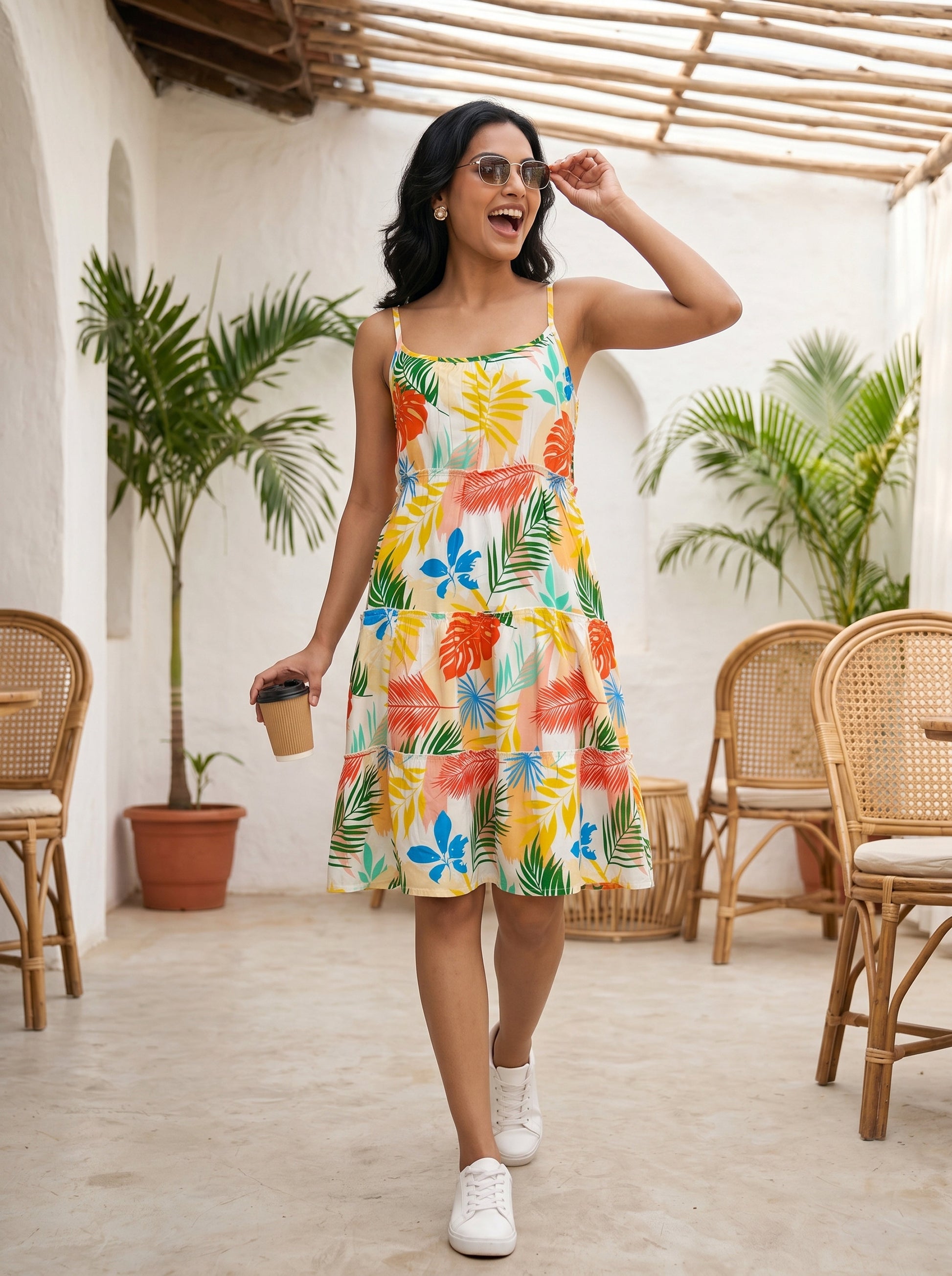Women's Short Beach Dress – Pool Party Resort Holiday Birthday Brunch & Vacation Travel Outfit 4XL