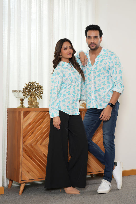 Couple Matching Outfit – Funky Shirt & Summer Dress for Vacations