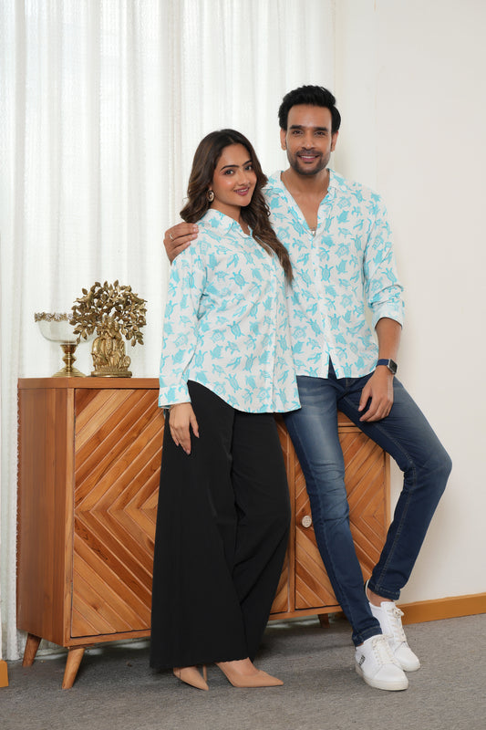 Couple Matching Outfit – Funky Shirt & Summer Dress for Vacations