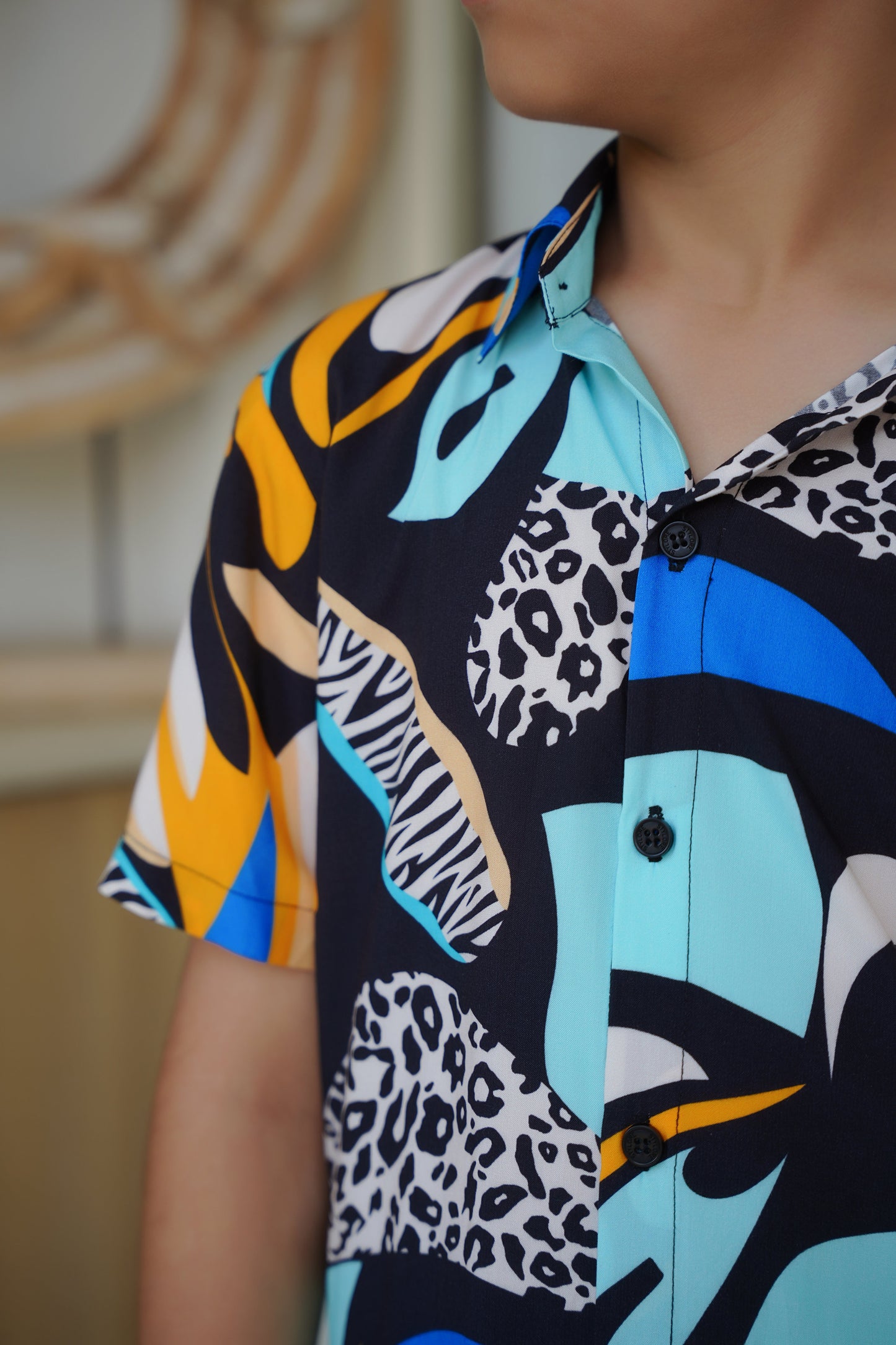 Boys Beach Co Ord Set – Shirt and Shorts Vacation Outfit