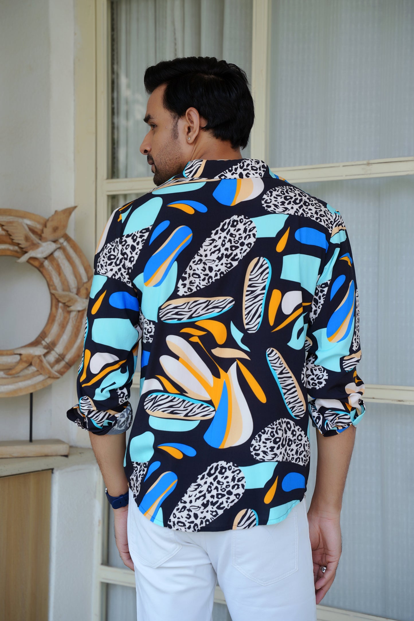 Mens Full Sleeve Resort Shirt – Vacation and Party Wear