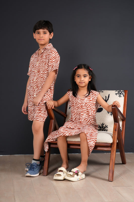 Twinning Outfits for Siblings – Kids’ Matching Viscose Sets