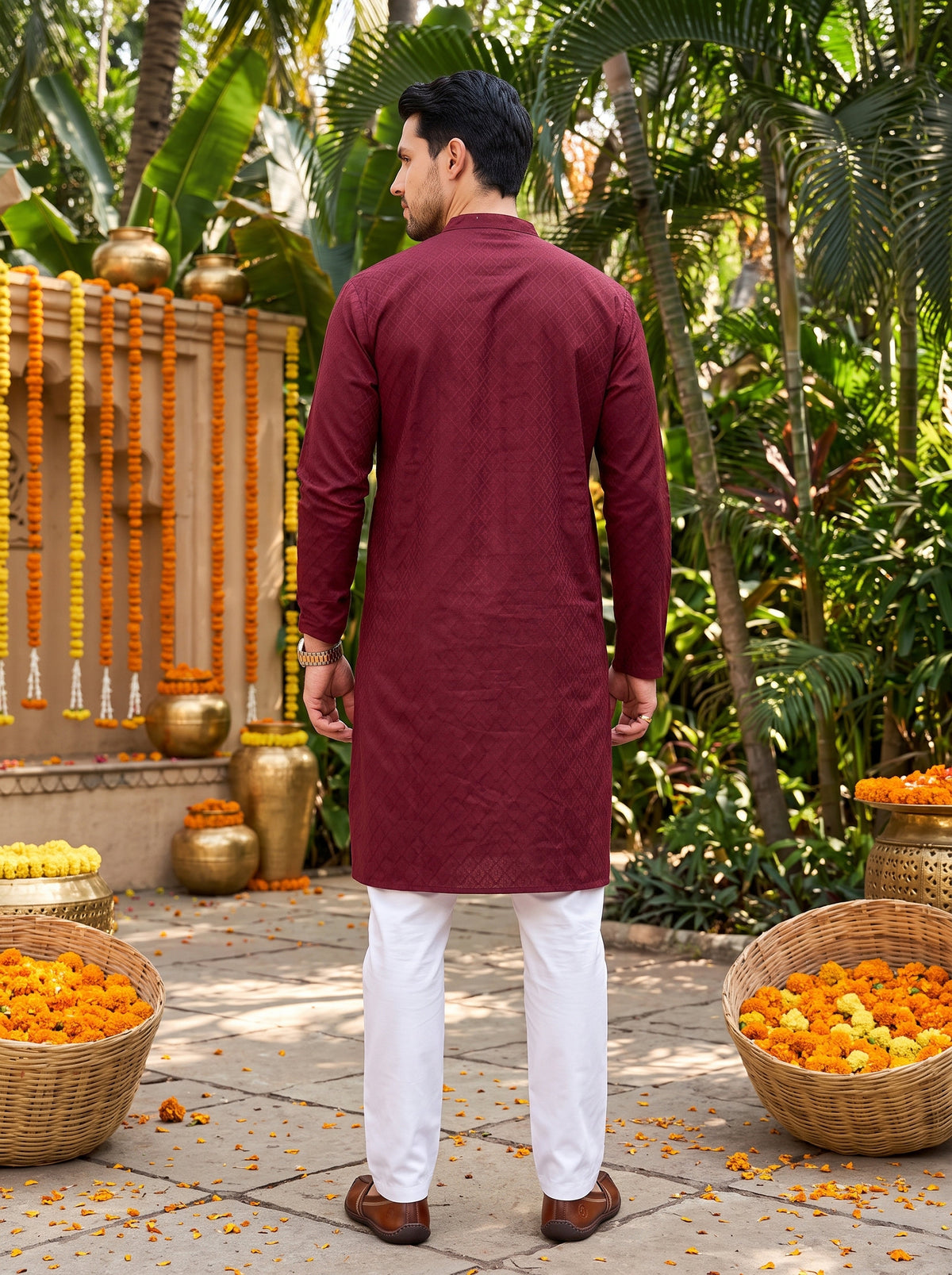 Men’s Cotton Kurta – Traditional Festive Wear