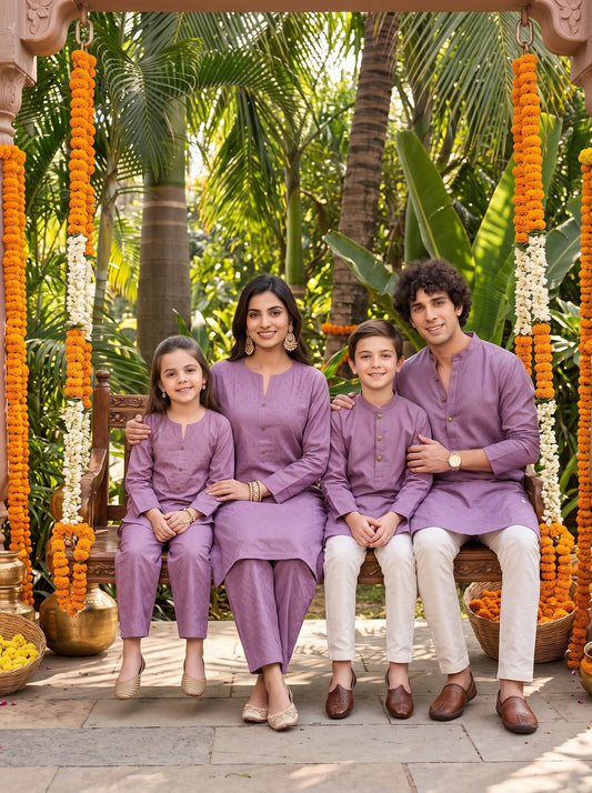 Family Matching Outfits – Cotton Ethnic Wear