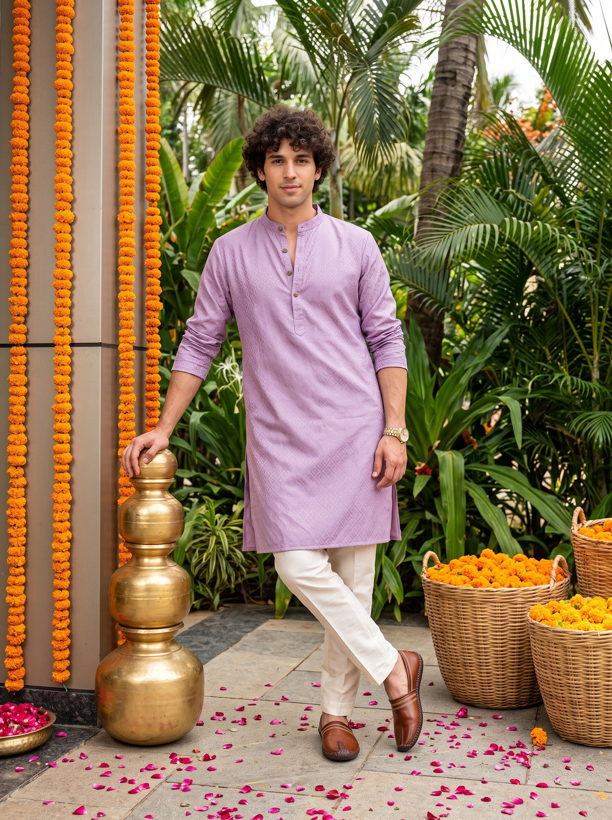 Men’s Cotton Kurta – Traditional Festive Wear