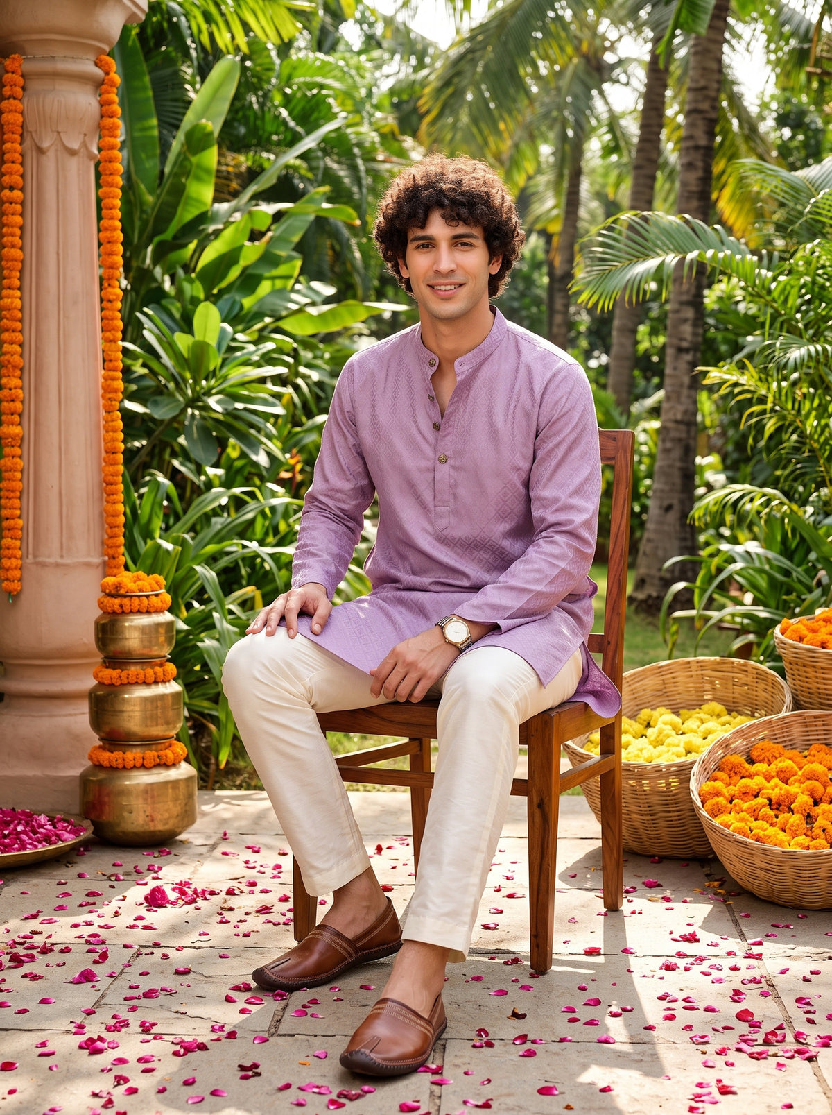 Men’s Cotton Kurta – Traditional Festive Wear